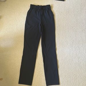 Lululemon Stretch High Rise Pant Full Length Navy Size 2
